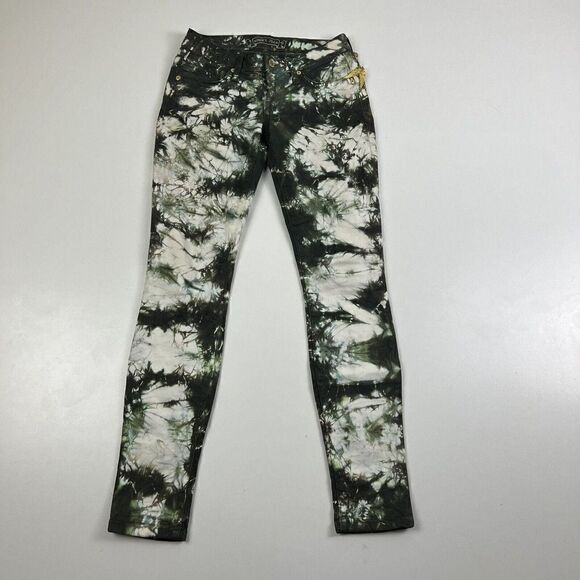 Women's ROBIN'S JEAN Skinny Floral Multicolor Jeans Style# SP8657PFD Size 25X29 - Picture 1 of 12